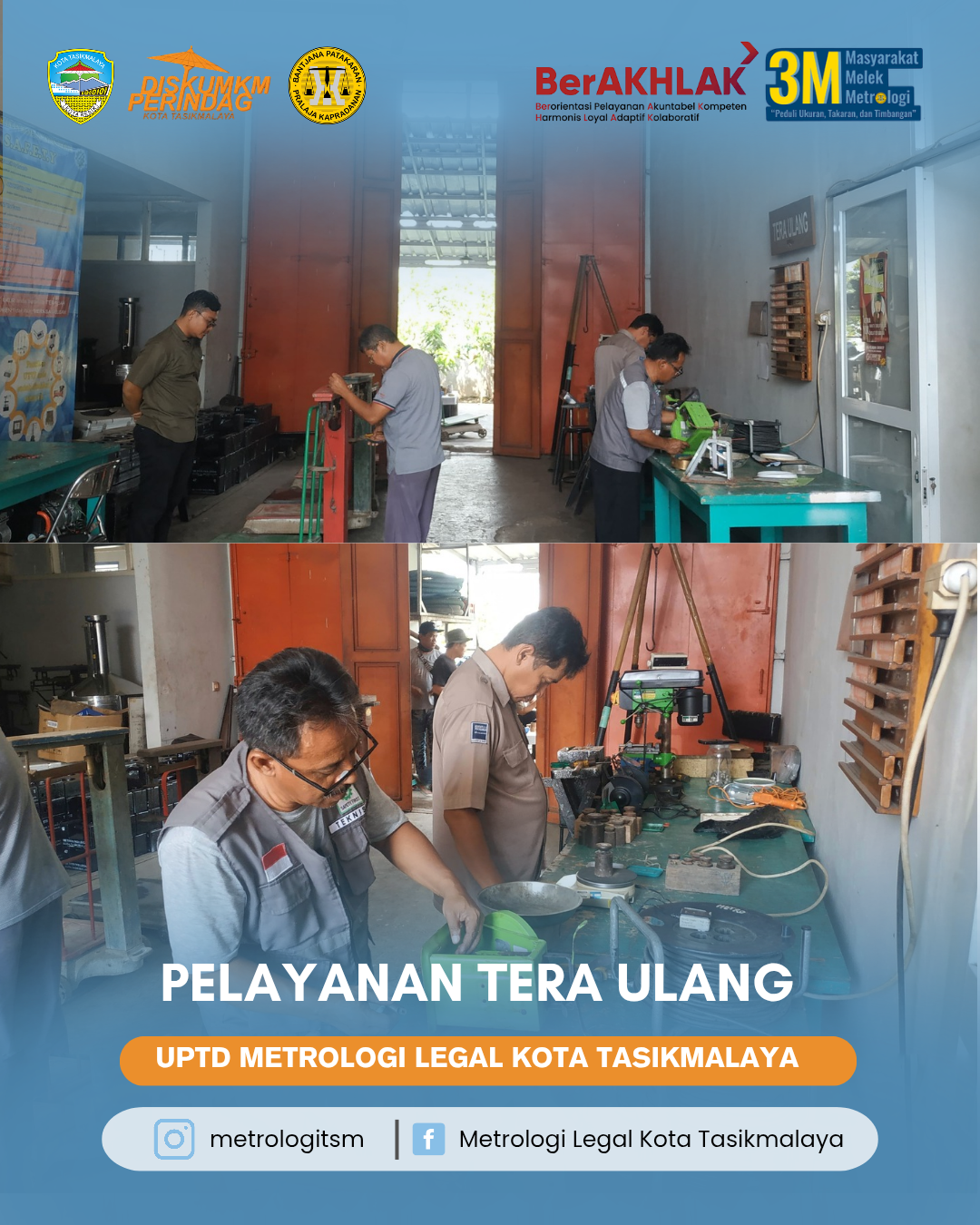 Pelaksanaan Metrologi Legal, Berupa Tera, Tera Ulang di Kota Tasikmalaya