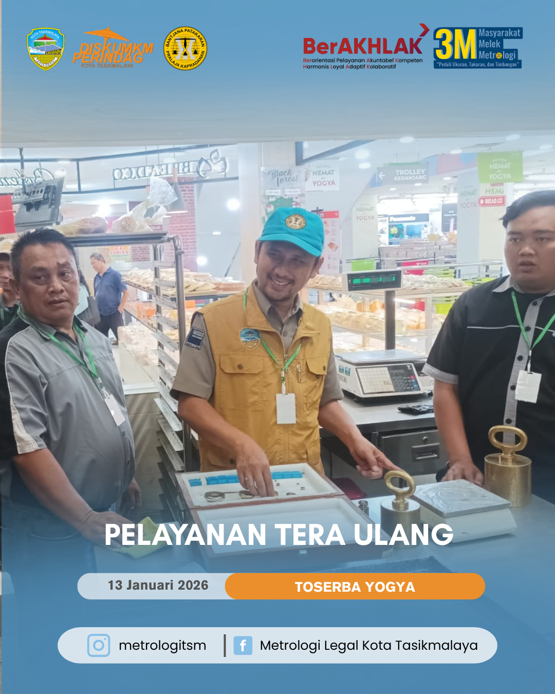 Pelaksanaan Metrologi Legal, Berupa Tera, Tera Ulang di Kota Tasikmalaya